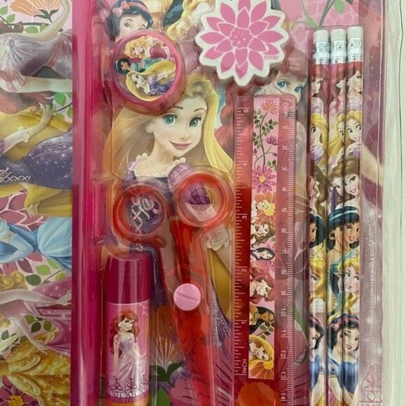 Disney Store Princess Supply Kit 11-Piece Stationary School Set NEW - Picture 5 of 7